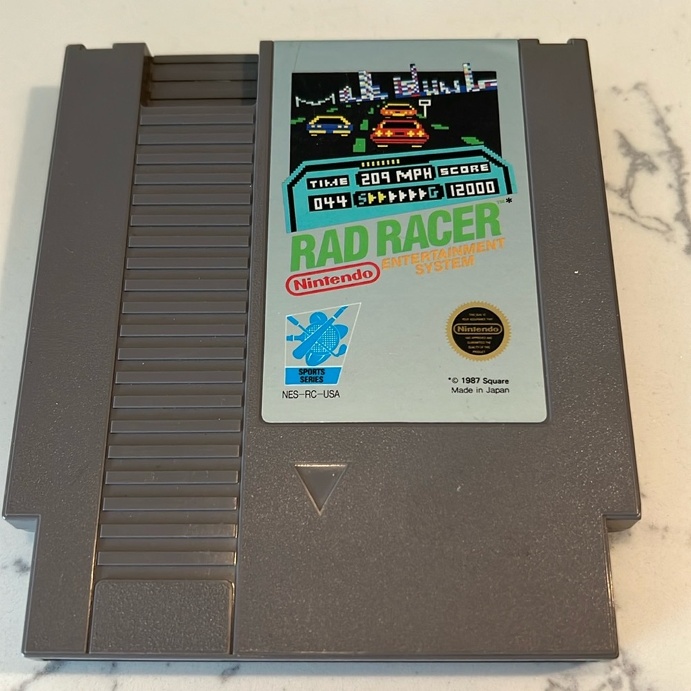Rad Racer NES Game
